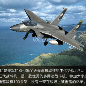 F14/F15飞机金属仿真模型(USD$)